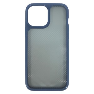 Nettech Apple iPhone 13 Pro Max Uyumlu Lazer Karbon Arka Koruma Kılıf (Lacivert) NT-91202