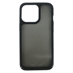 Nettech Apple iPhone 13 Pro Max Uyumlu Lazer Karbon Arka Koruma Kılıf (Siyah) NT-91201