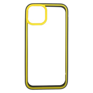 Nettech Apple iPhone 13 Pro Max Uyumlu Space Lazer Seri Arka Koruma Kılıf (Sarı) NT-91196