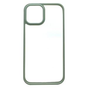 Nettech Apple iPhone 12 Pro Uyumlu Soft Akrilik Seri Arka Koruma Kılıf (Yeşil) NT-87980