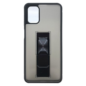 Nettech Samsung Galaxy M51 Uyumlu MicroCase Mıknatıs Yüzüklü Arka Koruma Kılıf (Siyah) NT-87011