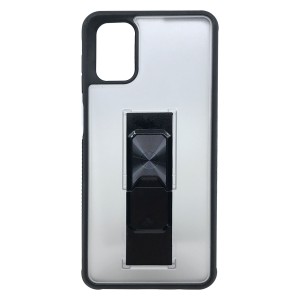 Nettech Samsung Galaxy M51 Uyumlu MicroCase Mıknatıs Yüzüklü Arka Koruma Kılıf (Beyaz) NT-87012