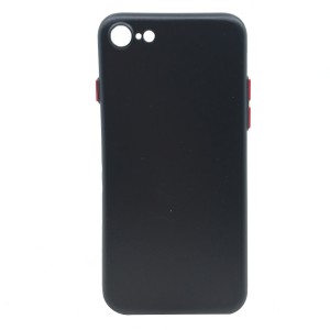 Nettech Apple iPhone 7 Uyumlu Karbon Seri Arka Koruma Kılıf (Siyah) NT-80079
