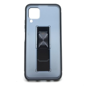 Nettech Huawei P40 Lite Uyumlu MicroCase Mıknatıs Yüzüklü Arka Koruma Kılıf (Lila) NT-87080