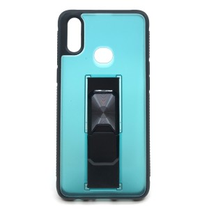 Nettech Samsung Galaxy A10S Uyumlu MicroCase Mıknatıs Yüzüklü Arka Koruma Kılıf (Turkuaz) NT-87003