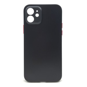 Nettech Apple iPhone 12 Uyumlu Karbon Seri Arka Koruma Kılıf (Siyah) NT-85699