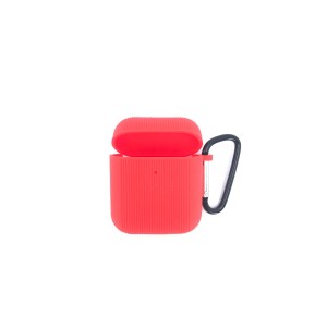 Nettech Apple Airpods Uyumlu Geniş Kutu Seri Arka Koruma Kılıf (Kırmızı) NT-91388