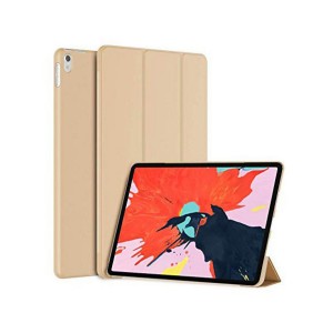 Nettech Apple iPad 7. Nesil 10.2 Inch Uyumlu Flip Seri Kapaklı Kılıf (Gold) NT-91369