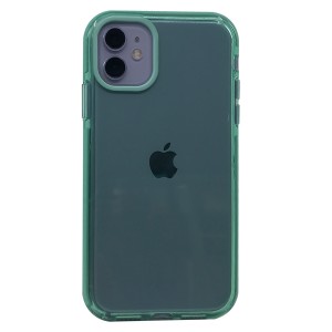 Nettech Apple iPhone 11 Uyumlu Colour Transparan Seri Arka Koruma Kılıf (Turkuaz) NT-91053