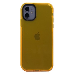Nettech Apple iPhone 11 Uyumlu Colour Transparan Seri Arka Koruma Kılıf (Sarı) NT-91047