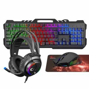 KR K10 Kulaklık Oyuncu Klavye + Mouse NT-91574