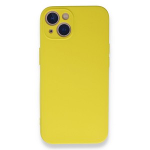 Nettech Apple iPhone 13 Uyumlu Nano Arka Koruma Kılıf (Sarı) NT-91729