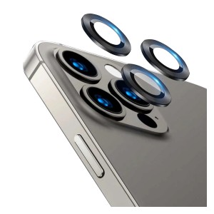 Nettech Apple iPhone 13 Pro Uyumlu Damla Model 3in Kamera Cam Koruyucu (Siyah) NT-91697