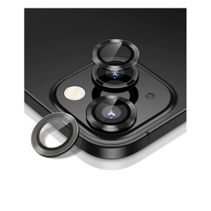 Nettech Apple iPhone 13 Uyumlu Damla Model 2in Kamera Cam Koruyucu (Siyah) NT-91701