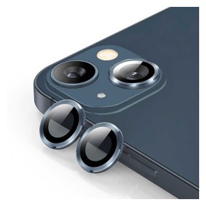 Nettech Apple iPhone 13 Uyumlu Damla Model 2in Kamera Cam Koruyucu (Mavi) NT-91703