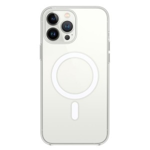 Nettech Apple iPhone 13 Pro Uyumlu MagSafe Kamera Korumalı Arka Koruma Kılıf (Şeffaf) NT-91688