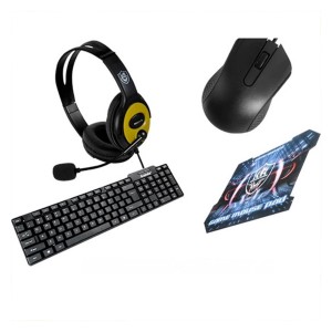 KR K20 Kulaklık + Oyuncu Klavye + Mouse NT-91573