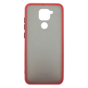 Nettech Xiaomi Redmi Note 9 Uyumlu Montreal Seri Arka Koruma Kılıf (Kırmızı) NT-91356