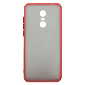 Nettech Xiaomi Redmi 5 Plus Uyumlu Montreal Seri Arka Koruma Kılıf (Kırmızı) NT-91332