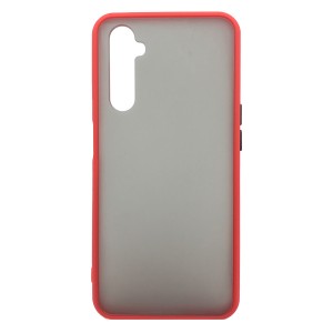 Nettech Realme 6 Uyumlu Montreal Seri Arka Koruma Kılıf (Kırmızı) NT-91310