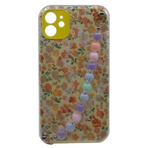 Nettech Apple iPhone 12 Uyumlu Desen Boncuklu Arka Koruma Kılıf (Çeşitli Renk) NT-91749
