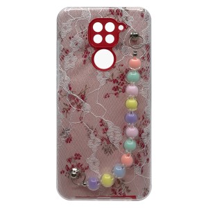 Nettech Xiaomi Redmi Note 9 Uyumlu Desen Boncuklu Arka Koruma Kılıf (Çeşitli Renk) NT-91760
