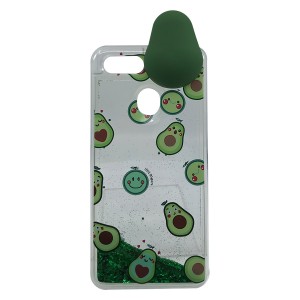 Nettech Oppo A5s Uyumlu Sulu Simli Maskotlu Arka Koruma Kılıf (Çeşitli Renk) NT-91805