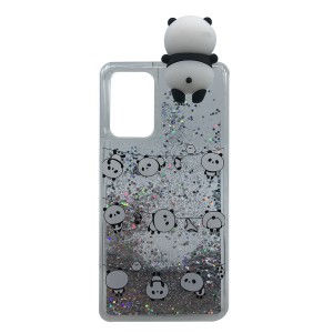 Nettech Samsung Galaxy A72 Uyumlu Sulu Simli Maskotlu Arka Koruma Kılıf (Çeşitli Renk) NT-91801