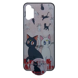 Nettech Realme C3i Uyumlu Desenli Popsocket Seri Arka Koruma Kılıf (Çeşitli Desen) NT-91814