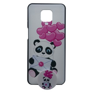 Nettech Xiaomi Redmi Note 9s Uyumlu Desenli Popsocket Seri Arka Koruma Kılıf (Çeşitli Desen) NT-91825