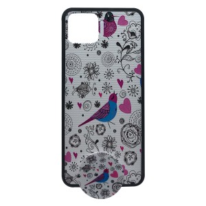 Nettech Oppo A73 Uyumlu Desenli Popsocket Seri Arka Koruma Kılıf (Çeşitli Desen) NT-91811
