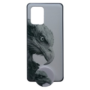 Nettech Samsung Galaxy S10 Lite Uyumlu Desenli Popsocket Seri Arka Koruma Kılıf (Çeşitli Desen) NT-91823