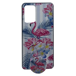 Nettech Samsung Galaxy A72 Uyumlu Desenli Popsocket Seri Arka Koruma Kılıf (Çeşitli Desen) NT-91808