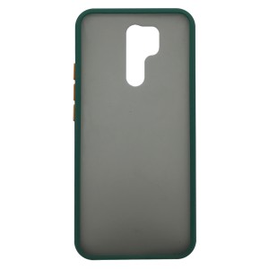 Nettech Xiaomi Redmi 9 Uyumlu Montreal Seri Arka Koruma Kılıf (Yeşil) NT-91358