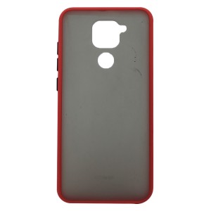 Nettech Xiaomi Redmi 9 Uyumlu Montreal Seri Arka Koruma Kılıf (Kırmızı) NT-91359