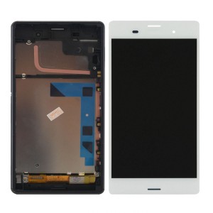 Teknonet Sony Xperia Z3 Uyumlu AA Kalite Lcd+Dokunmatik+Çıtalı (Beyaz) VR-2201