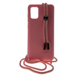 Nettech Samsung Galaxy A71 Uyumlu ipli Nano Arka Koruma Kılıf (Pembe) NT-91847