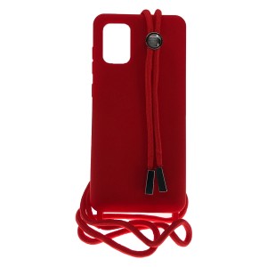 Nettech Samsung Galaxy A71 Uyumlu ipli Nano Arka Koruma Kılıf (Kırmızı) NT-91851