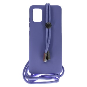 Nettech Samsung Galaxy A51 Uyumlu ipli Nano Arka Koruma Kılıf (Lila) NT-91868