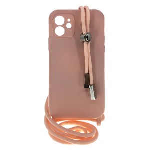 Nettech Apple iPhone 12 Uyumlu ipli Nano Arka Koruma Kılıf (Pembe) NT-91890