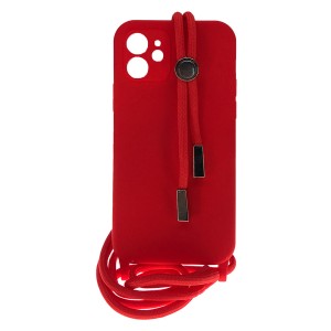 Nettech Apple iPhone 12 Uyumlu ipli Nano Arka Koruma Kılıf (Kırmızı) NT-91888