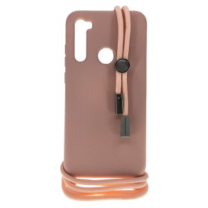 Nettech Xiaomi Redmi Note 8 Uyumlu ipli Nano Arka Koruma Kılıf (Pembe) NT-91905