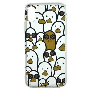 Nettech Apple iPhone X Uyumlu Desen Tasarım Seri Arka Koruma Kılıf (Şeffaf) NT-92022