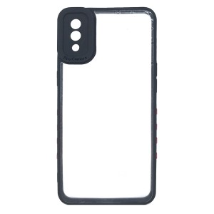 Nettech Samsung Galaxy A10S Uyumlu Güçlü Kamera Koruma Arka Koruma Kılıf (Siyah) NT-92072