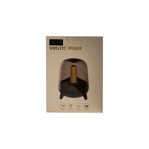Nettech LP-20 Gece Lambalı Müzik Kutu Kablosuz Hoparlör - Speaker (Siyah) NT-92175