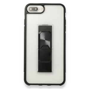 Nettech Apple iPhone 7 Plus Uyumlu MicroCase Mıknatıs Yüzüklü Arka Koruma Kılıf (Beyaz) NT-86910