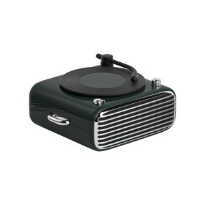 Nettech D10 Solo Gramofon Kablosuz Hoparlör - Speaker (Yeşil) NT-92143