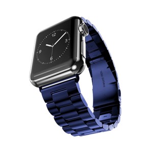 Nettech Apple Watch Seri 40/38 mm Uyumlu Metal Kordon (Mavi) NT-92310