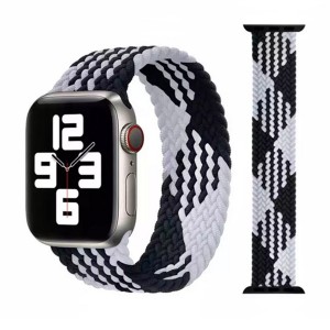 Nettech Apple Watch Seri 40/38 mm Uyumlu İp Örgülü Kordon (Karışık Renk) NT-92297
