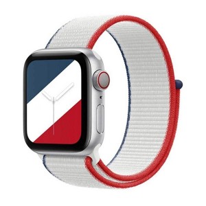 Nettech Apple Watch Seri 44/42 mm Uyumlu İp Örgülü Kordon (Beyaz) NT-92339